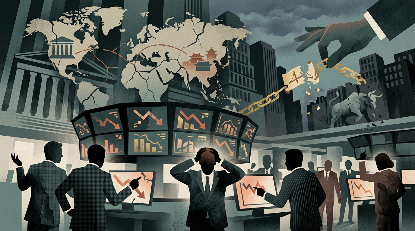 Η Wall Street «δεν βλέπει τίποτα ουσιαστικό» στη συμφωνία Τραμπ-Κίνας: Παγκόσμιο sell-off στις αγορές