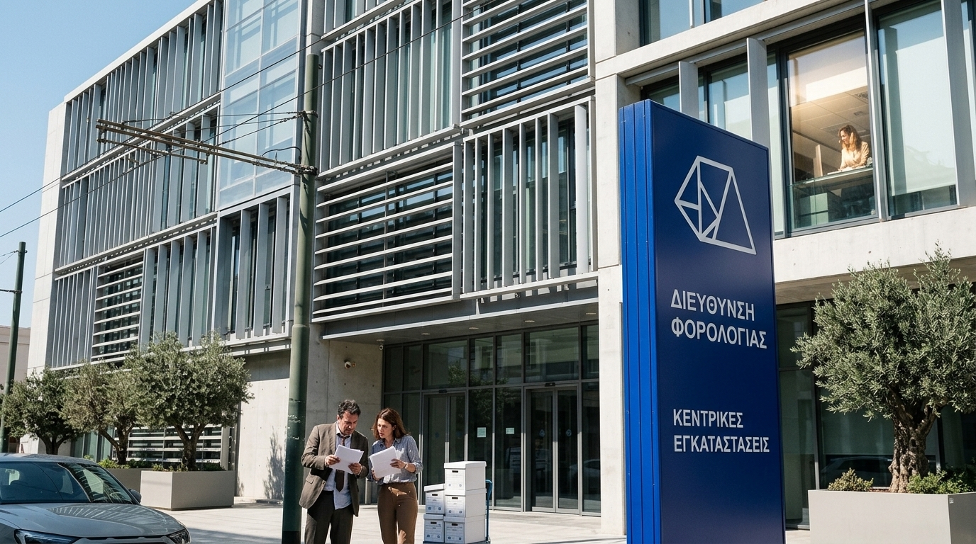 Digital tax audits by AADE on bank accounts and real estate properties.