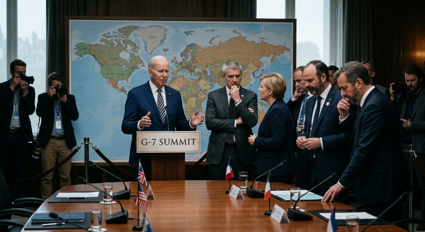 Ηγέτες των G-7 συζητούν για τους περιορισμούς της Anthropic AI.
