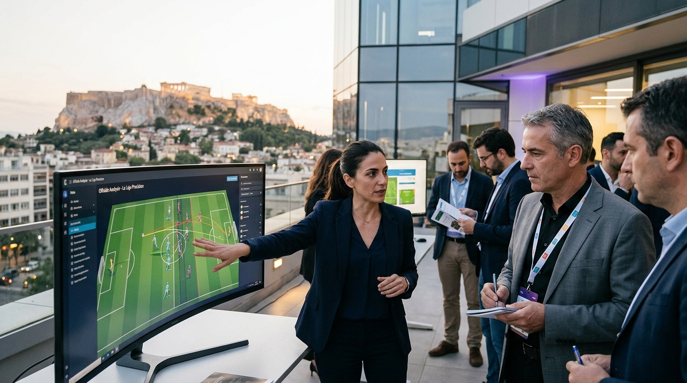 Απεικόνιση συστήματος SAOT της La Liga με χρήση Τεχνητής Νοημοσύνης για έλεγχο οφσάιντ.