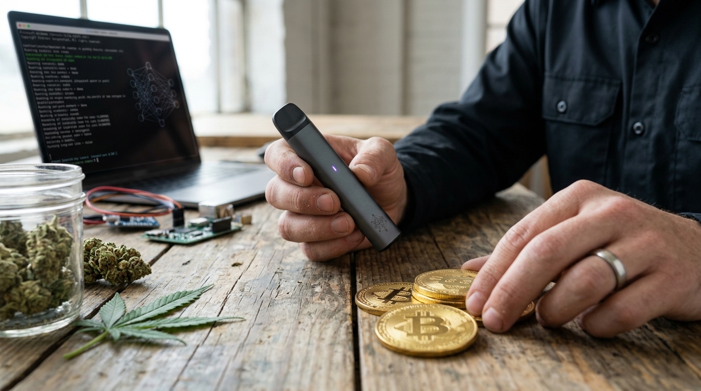 Η Παράδοξη Άνοδος του AI Vape: Όταν η Κάνναβη Συναντά το Bitcoin και την Τεχνητή Νοημοσύνη