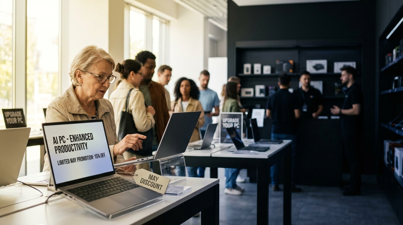 High-performance hardware components for AI PCs from Newegg sales.