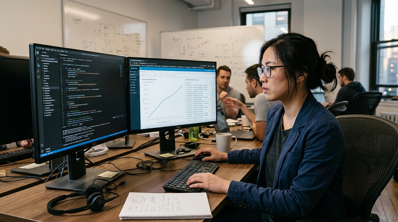 Cedar voice AI agent interface for managing patient healthcare billing and appointments.