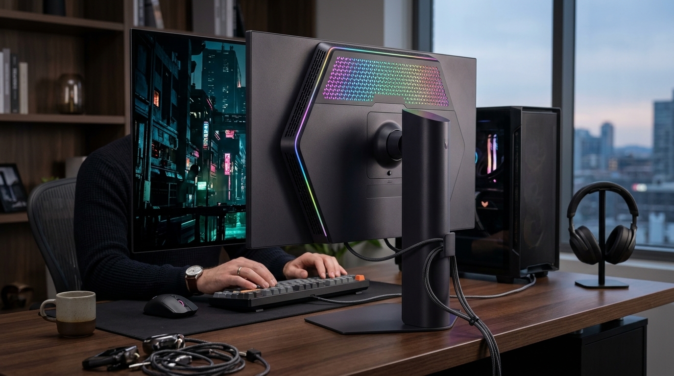 Το νέο gaming monitor LG UltraGear με τεχνολογία Tandem OLED για υψηλή φωτεινότητα.