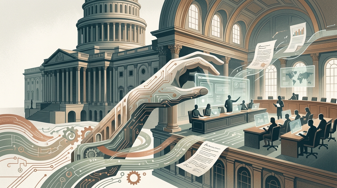 IRS employees using AI-powered software for workforce training and digital modernization.