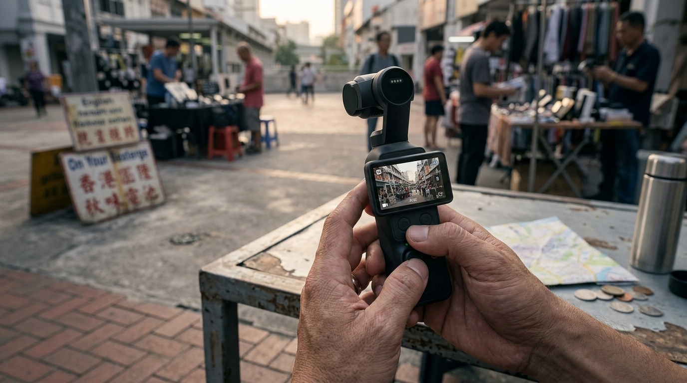 Η κάμερα DJI Osmo Pocket 4 για επαγγελματικό vlogging.