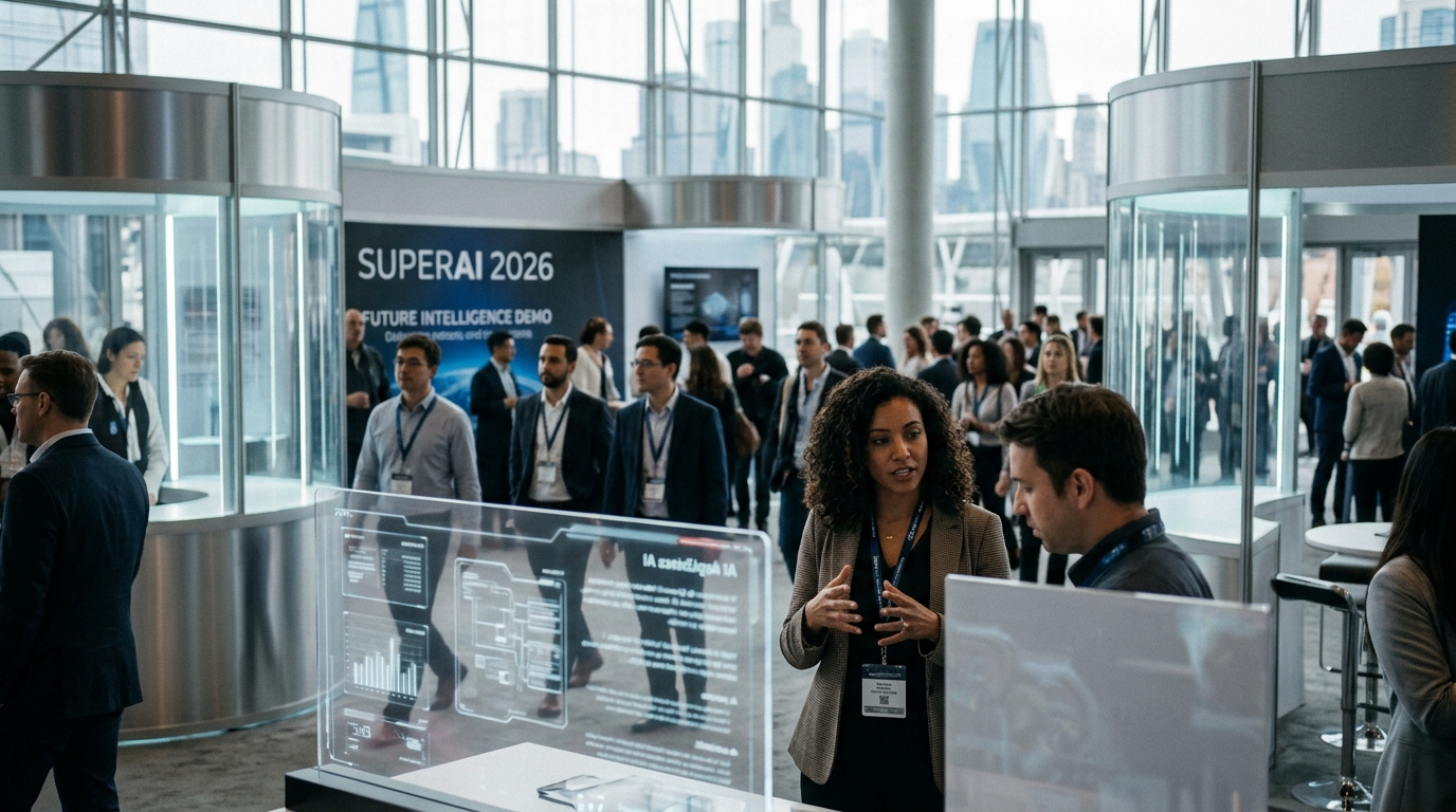 Παρουσίαση της Bain & Company στο SuperAI 2026 για την Τεχνητή Νοημοσύνη.