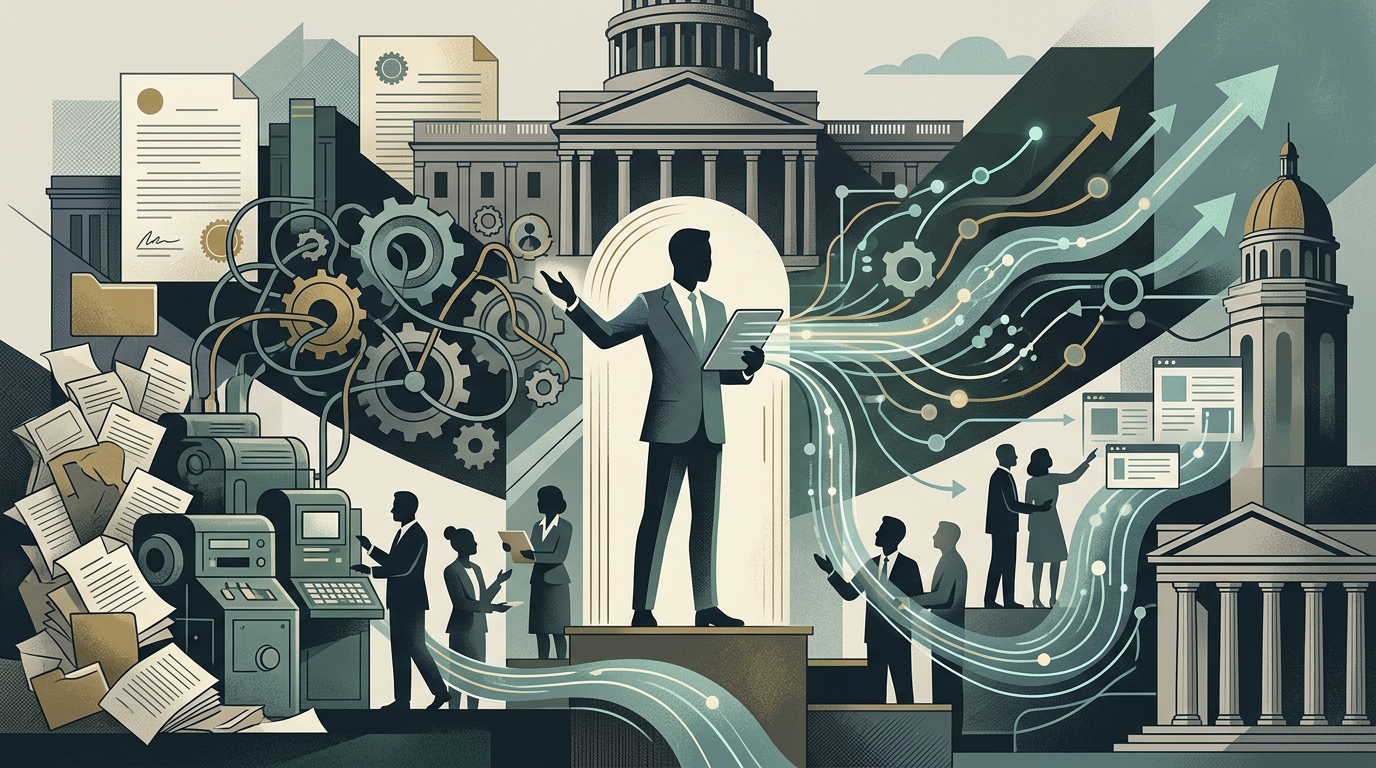 California CIO Chris Given discussing digital strategy and AI implementation in public policy.