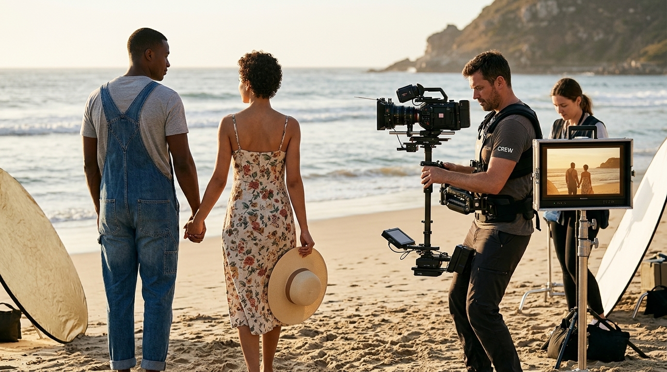 Google Photos interface showing AI-powered video editing and remixing features.