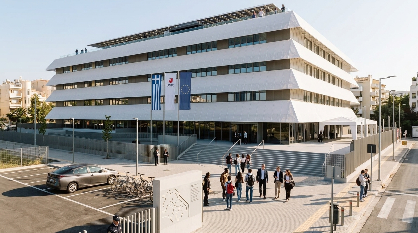 Μακέτα των υπερσύγχρονων εγκαταστάσεων του UNIC Athens στο Ελληνικό για το 2031.