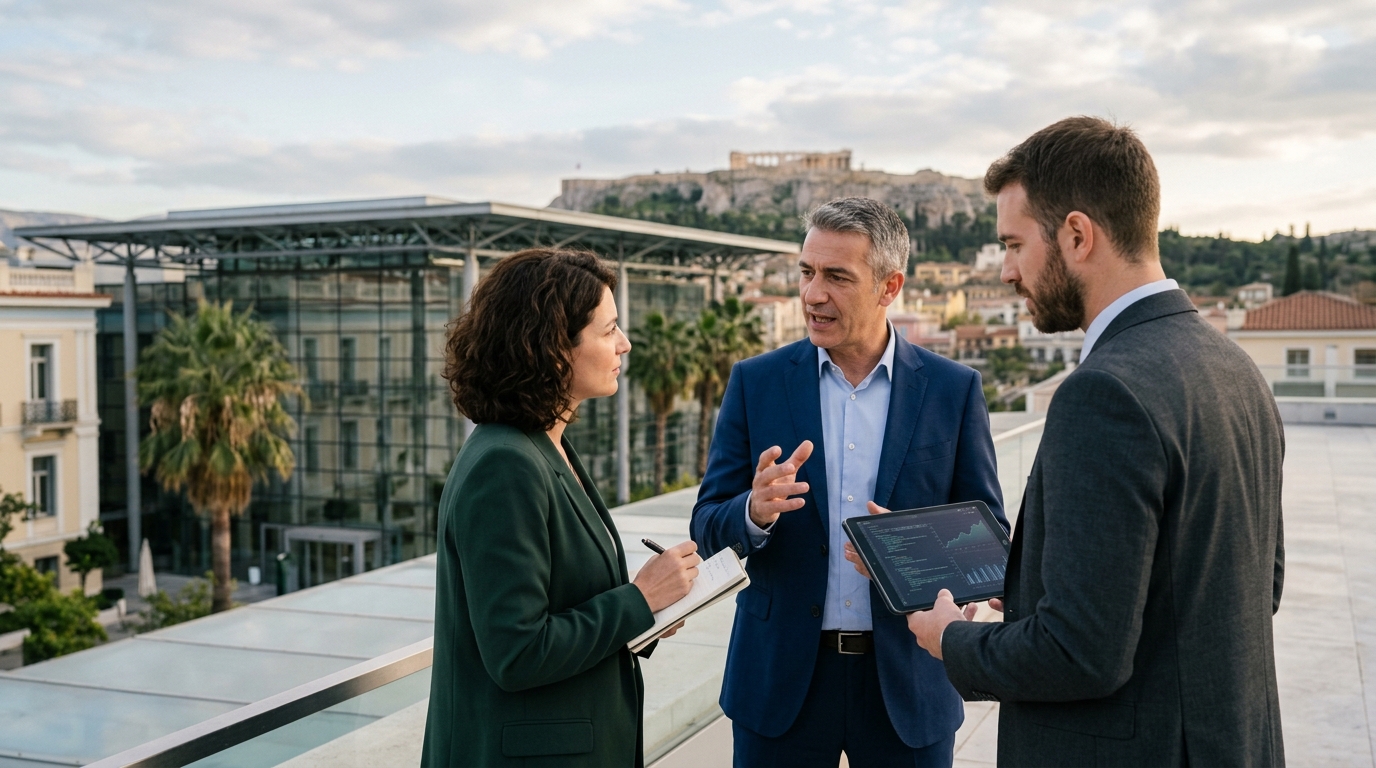 Digital technology and Eurobank AI driving banking transformation in Greece.