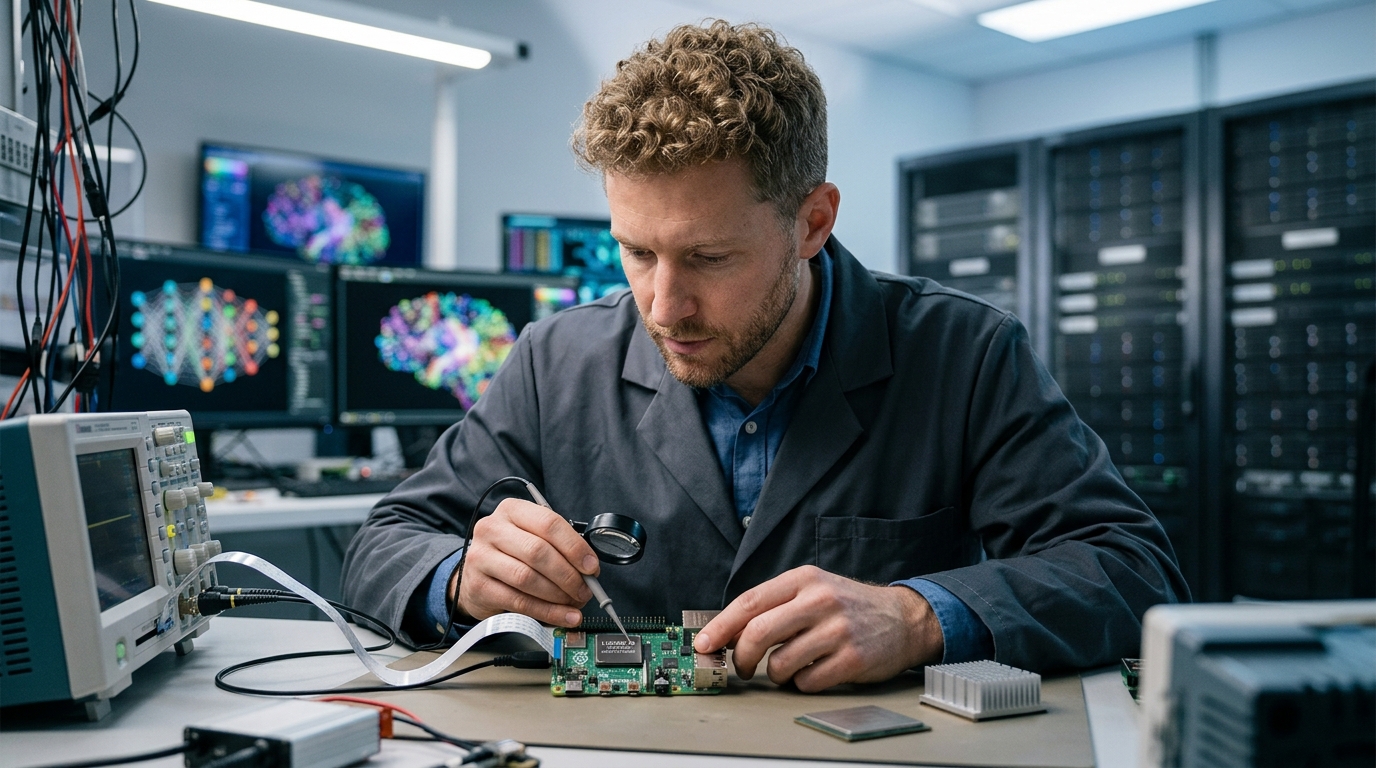 Liquid AI LFM2.5-230M model architecture for efficient Edge AI processing.