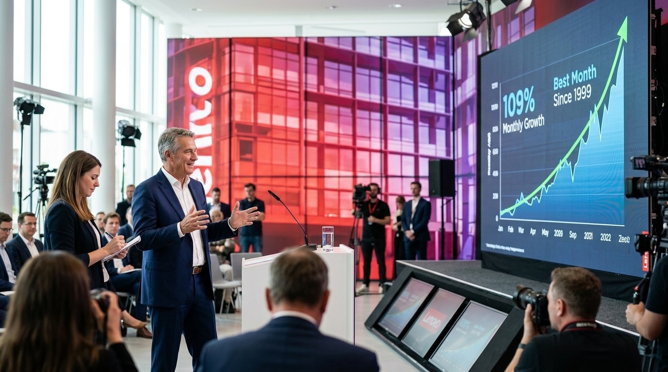 Lenovo: Stock Soars 109% in May – The Best Month Since 1999
