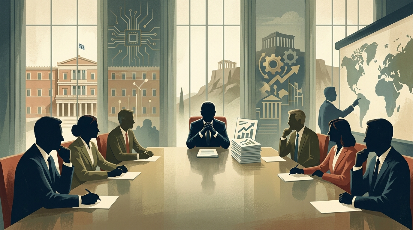Greek Cabinet Meeting: AI Strategy, Foreign Investment Drive, and the Stournaras Factor