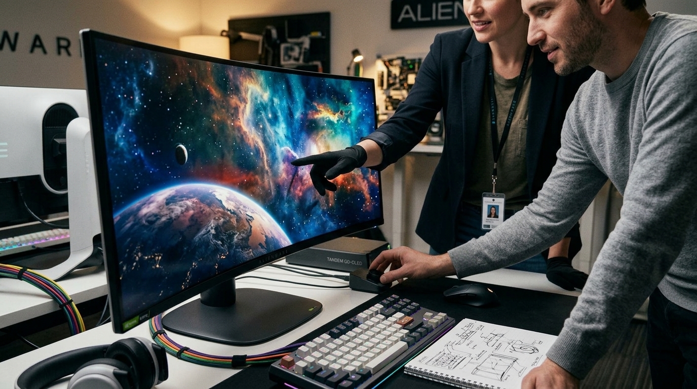 Η Alienware Αναβαθμίζει τον Θρύλο: Η Νέα Εποχή των Tandem QD-OLED Οθονών