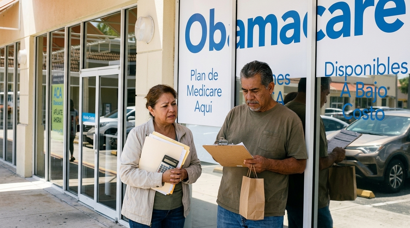 Chart showing the decline in Obamacare enrollment due to expired federal subsidies.