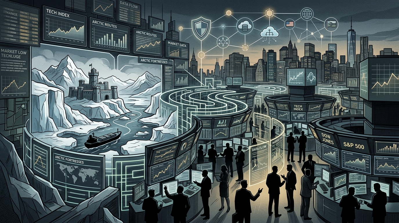 Arctic data center facility illustrating AI economics and infrastructure costs.