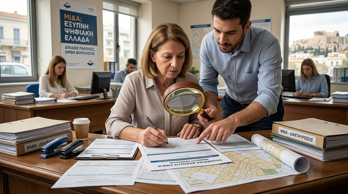 Ψηφιακή απεικόνιση ακινήτων για το νέο σύστημα ΜΙΔΑ της ΑΑΔΕ.