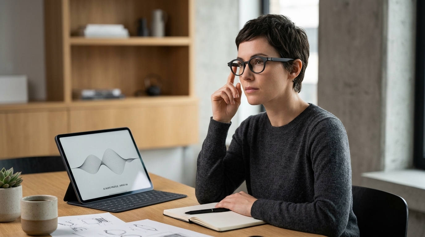 Solos AirGo A6 minimalist AI smart glasses without a camera for enhanced user privacy.