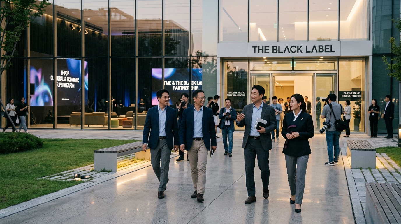 The Black Label Secures $80M Investment from Tencent Music: K-Pop as a Cultural and Economic Superweapon