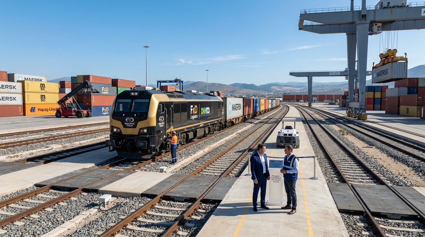 Η FxD Logistics των Hellenic Train και DAMCO «βάζει στις ράγες» το Θριάσιο ΙΙ