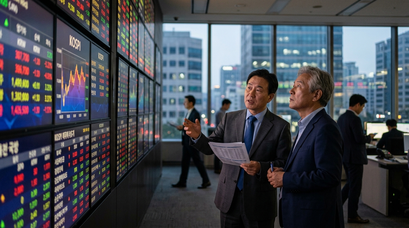 High-tech Samsung semiconductor manufacturing facility in South Korea for AI applications.