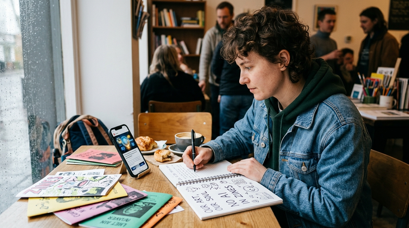 The Soul in the Machine: Why Zine Creators are Drawing a Line Against AI