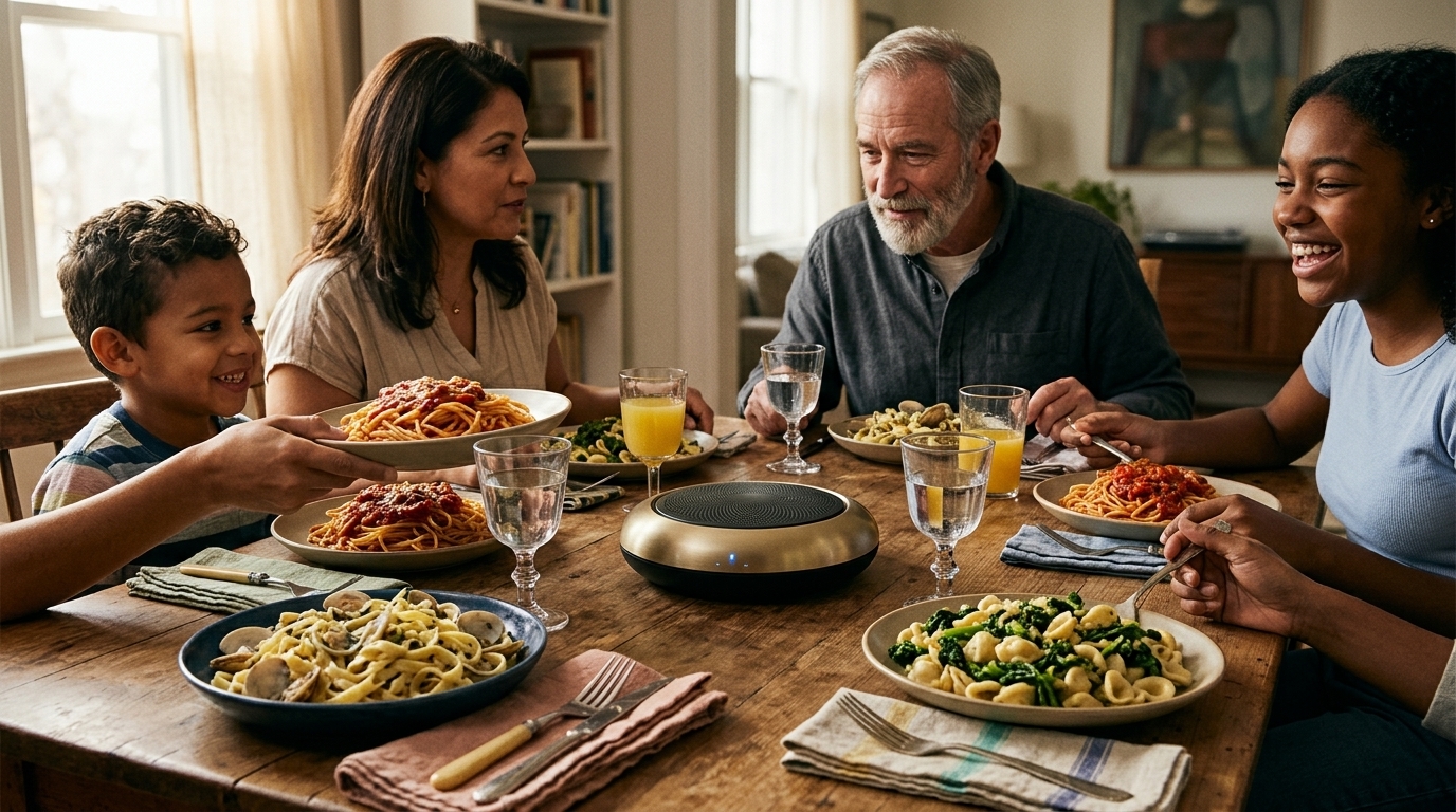 The pasta sauce that wants to record your family