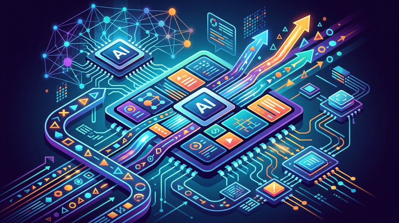 Abstract visualization of a high-performance GPU allocation algorithm optimizing silicon efficiency.