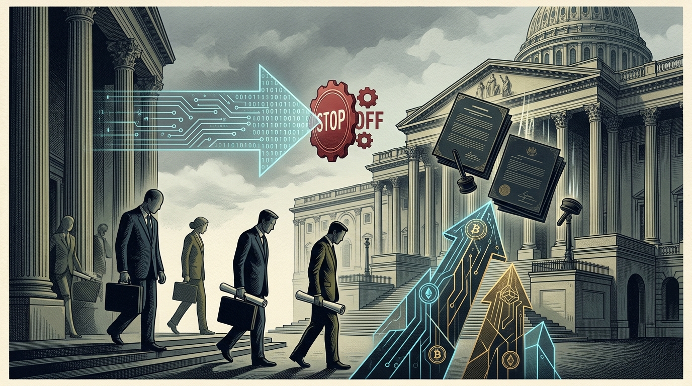 Digital representation of tokenized stocks and the SEC logo.