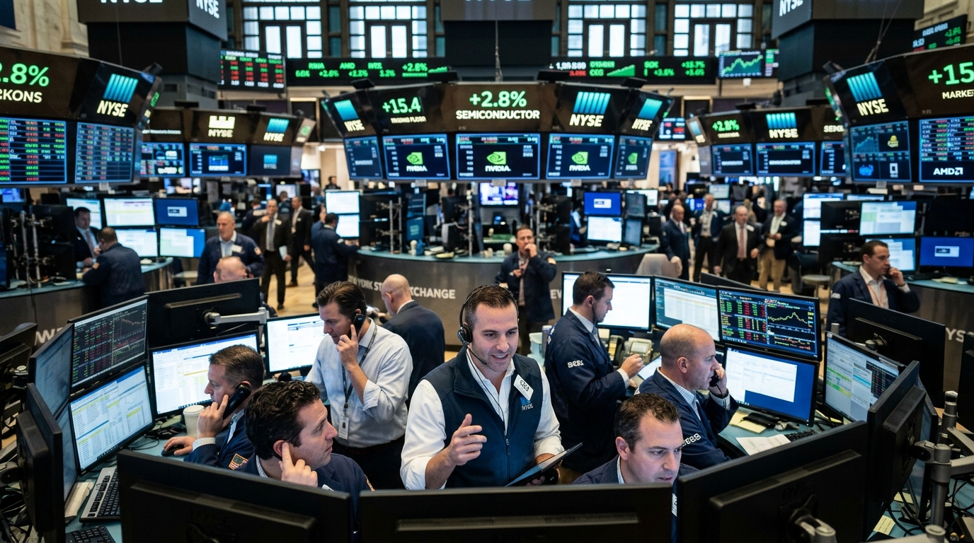 The Semiconductor Surge: Wall Street Rallies on Chipmaker Strength