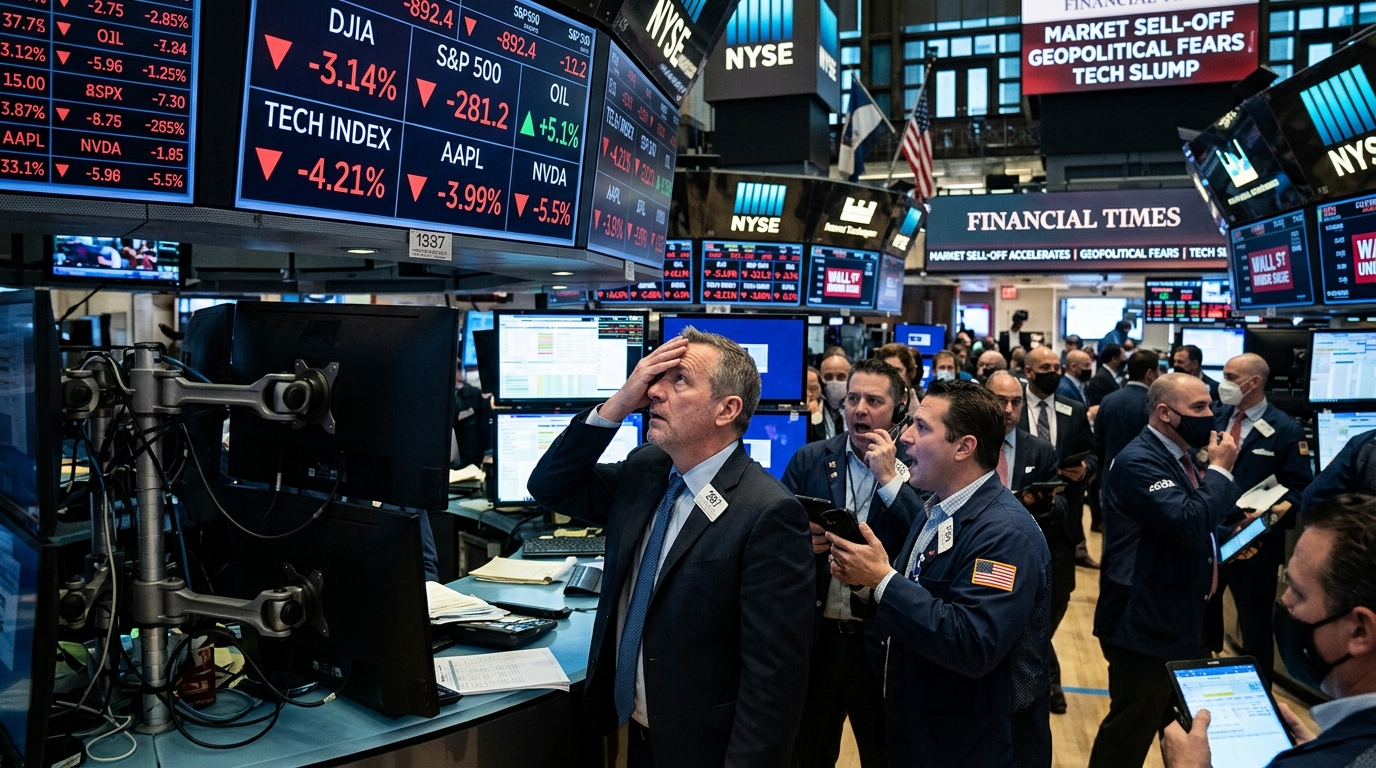 Wall Street Under Siege: Geopolitical Instability and Tech Slump Shake Global Markets