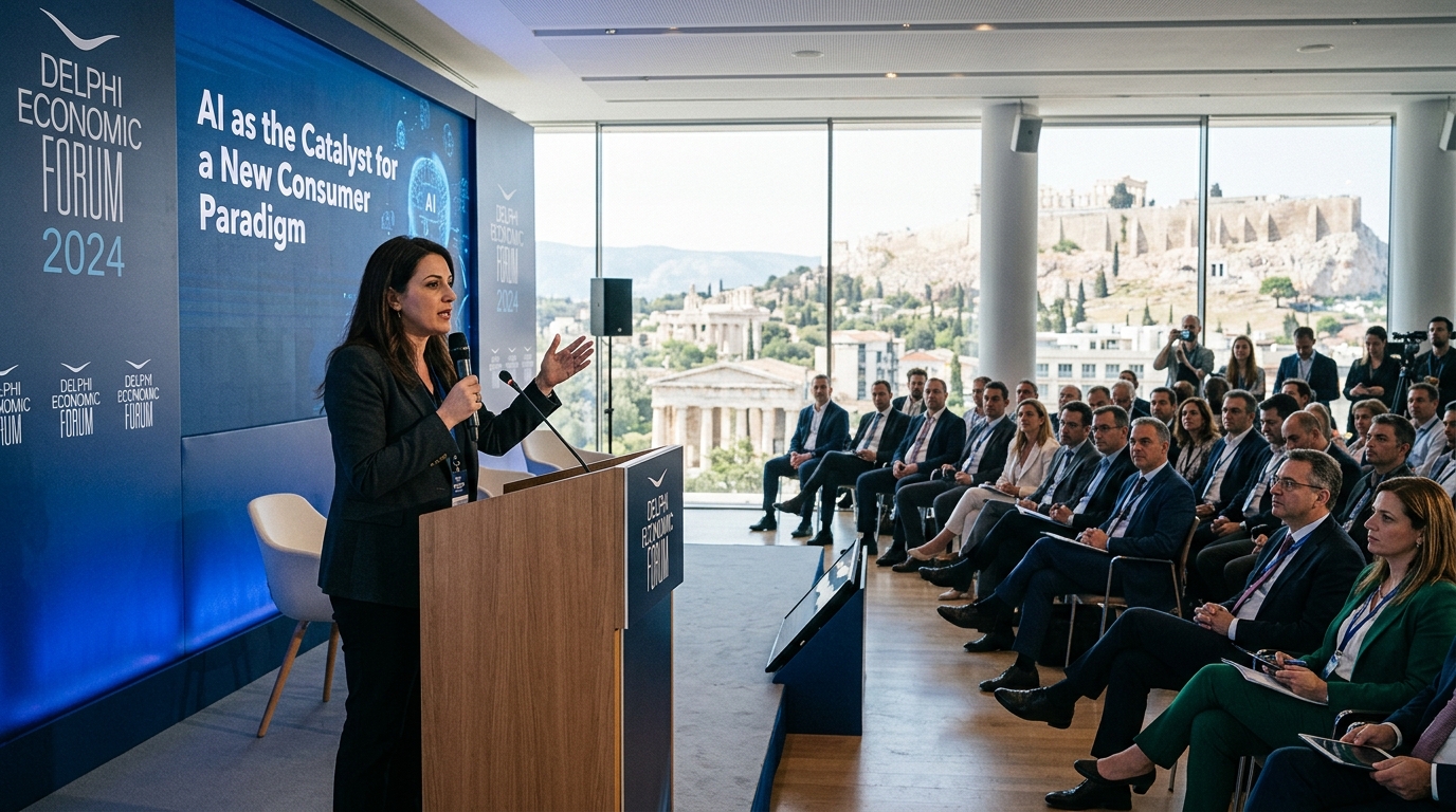 Πάνελ συζήτησης για την Τεχνητή Νοημοσύνη στο Οικονομικό Φόρουμ Δελφών