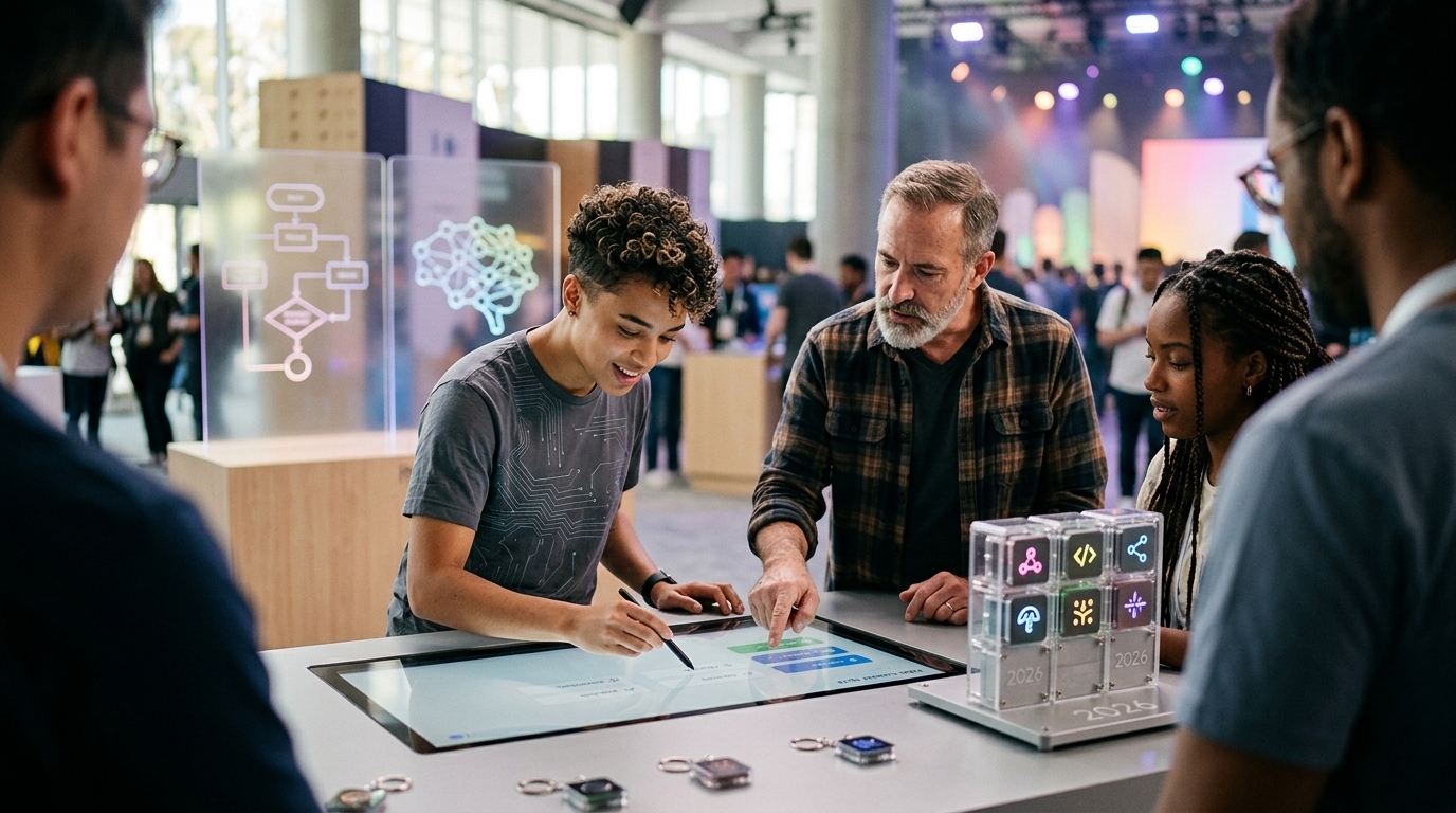 Google AI Studio interface demonstrating Vibe Coding concepts at Google I/O 2026.