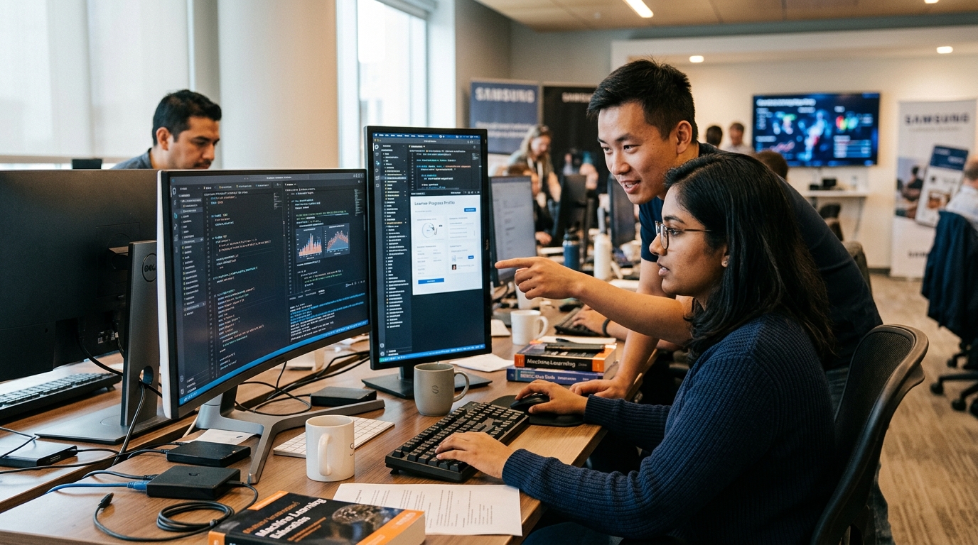 Samsung showcasing AI in Education tools and Galaxy AI at ISTELive 2026.