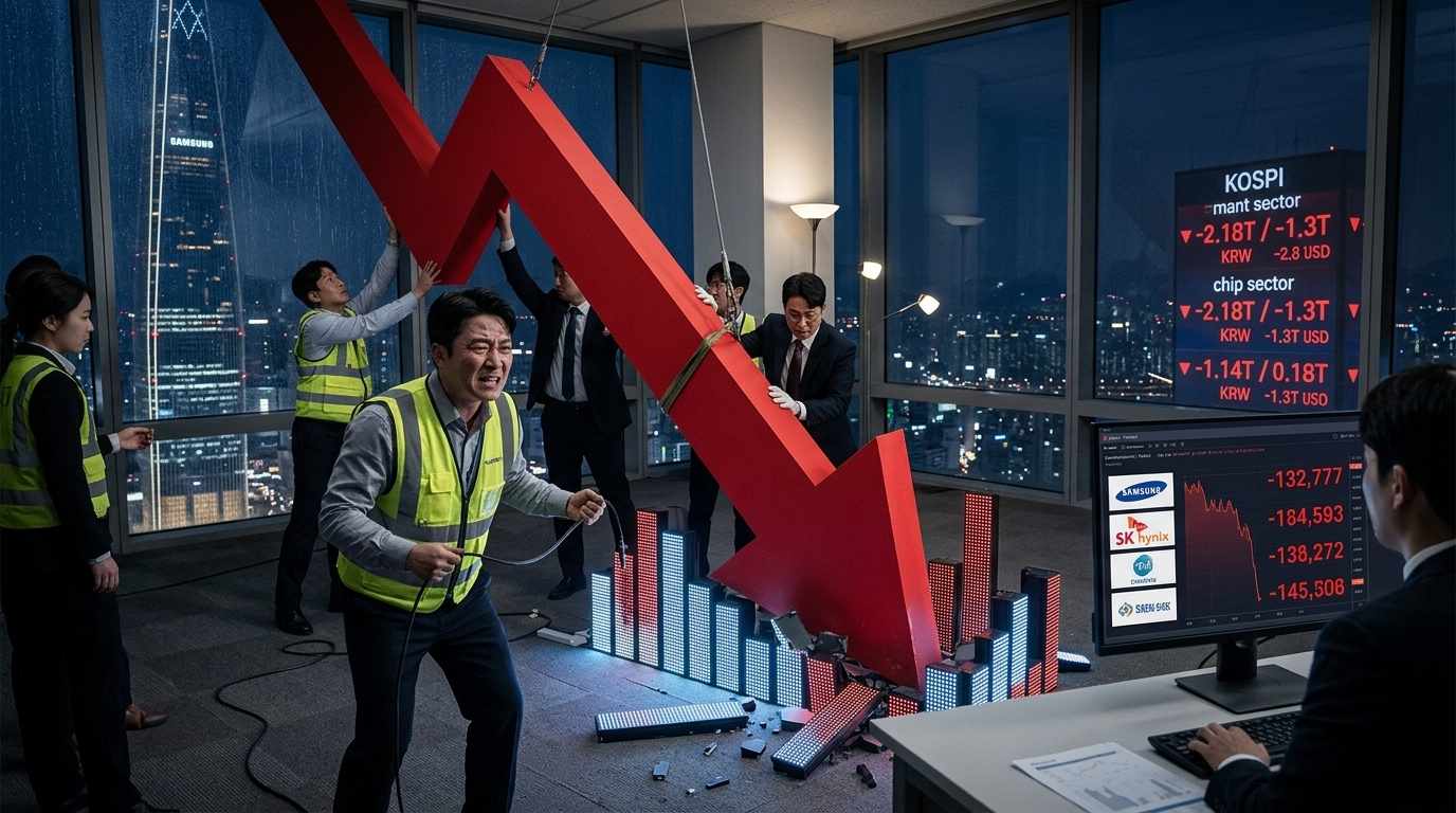 "Historic Disaster": $2.18 Trillion Wiped Out in Seoul as Chip Giants Shed $1.3 Trillion