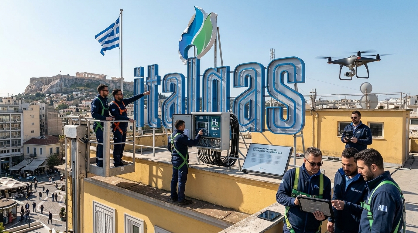 Ψηφιακός μετασχηματισμός δικτύων αερίου από την Italgas στην Ελλάδα