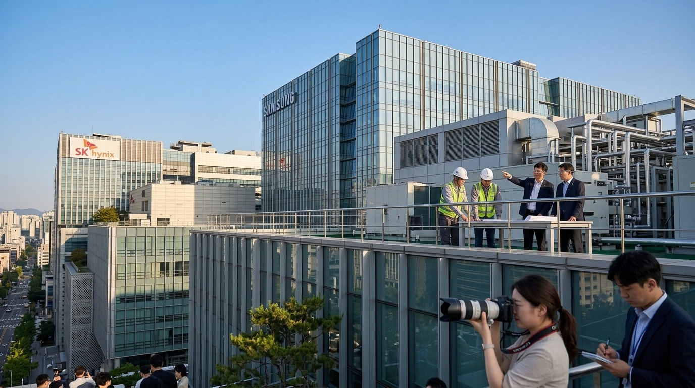 Samsung semiconductor manufacturing facilities in South Korea