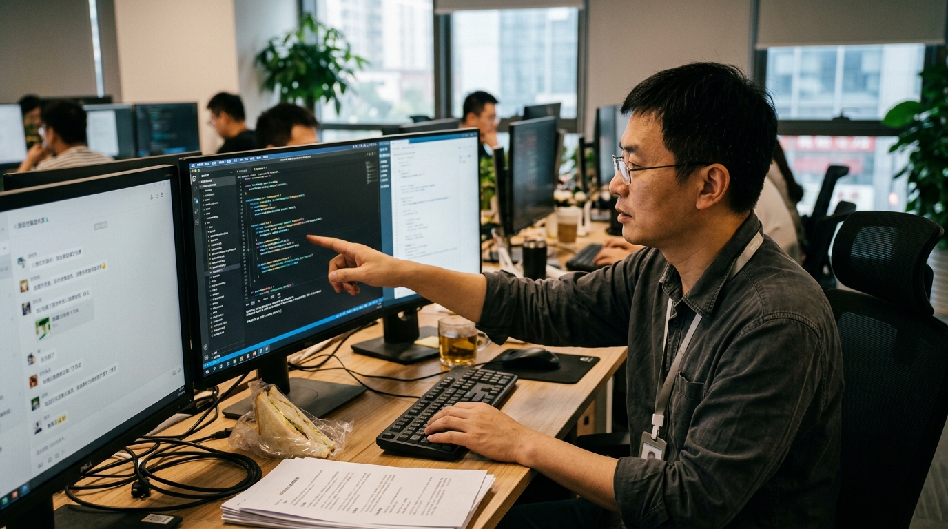 Tencent WeCom interface featuring advanced AI Agents for corporate workflow automation.