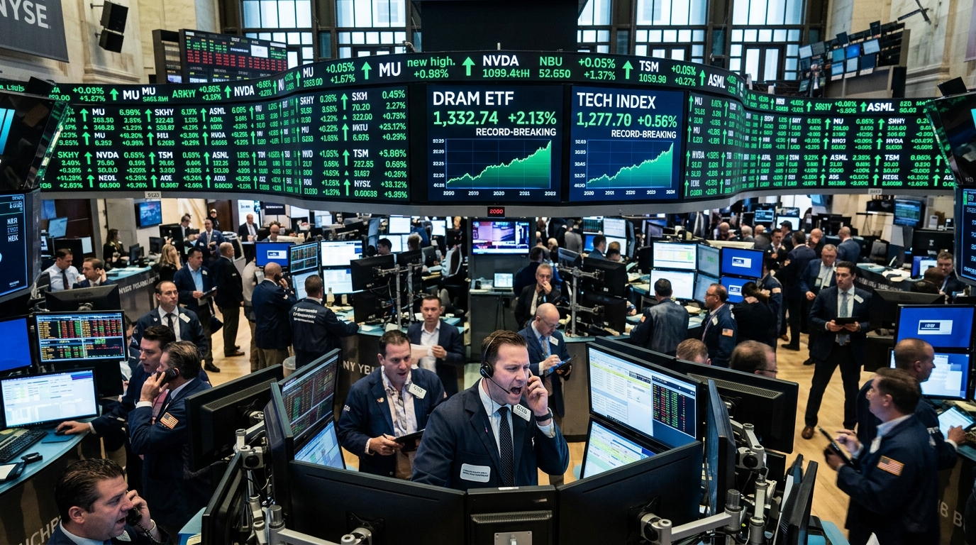 Η Τεχνητή Νοημοσύνη οδηγεί το DRAM ETF σε ιστορικά υψηλά: Η «δίψα» για μνήμη αλλάζει τον επενδυτικό χάρτη