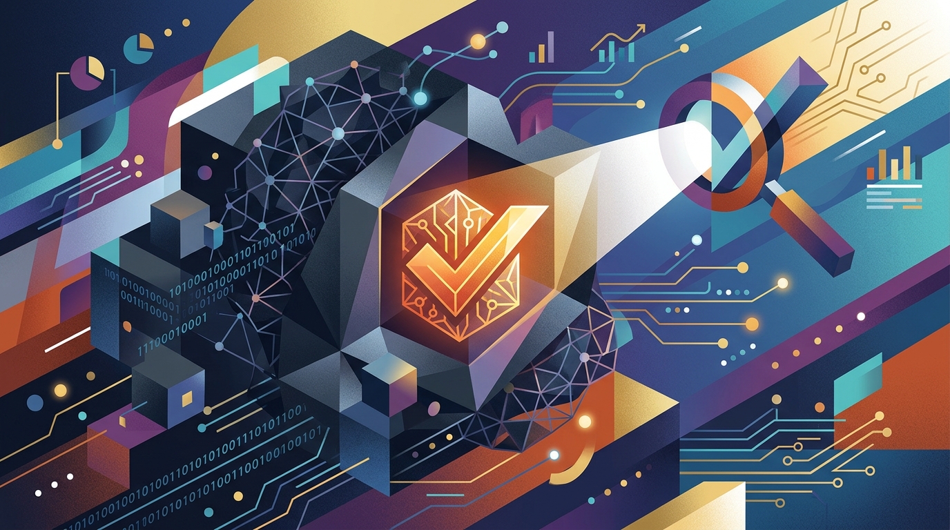 Digital illustration representing AI ethics and Big Tech investments.