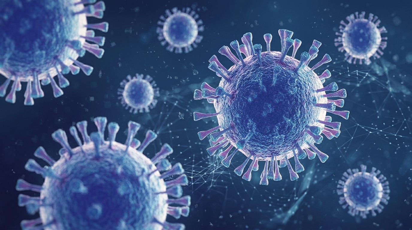 Google AI model visualization analyzing flu hospitalization data for the CDC.