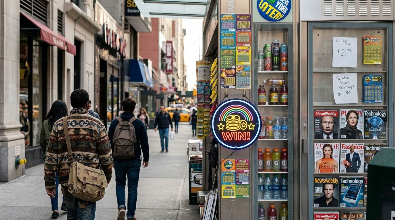 Illustration of lottery psychology and the economics of scarcity for high-demand goods.
