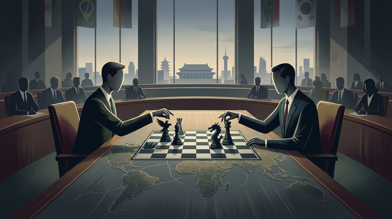 The Great Beijing Standoff: Trump and Xi Engage in a Diplomatic Chess Match for the World's Future
