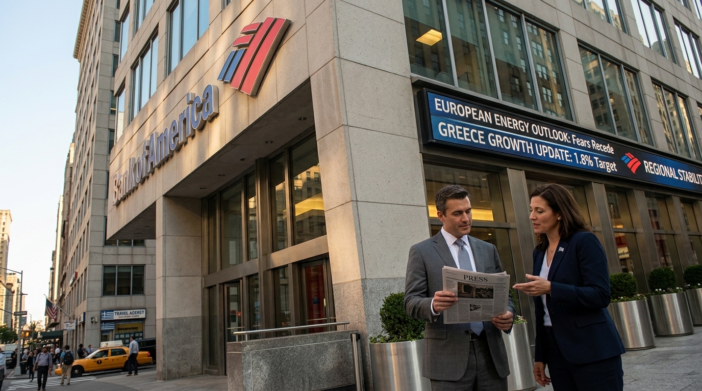 BofA: Η Ευρώπη αναπνέει ξανά – Η ελληνική οικονομία σε τροχιά σταθερής ανόδου με 1,8%