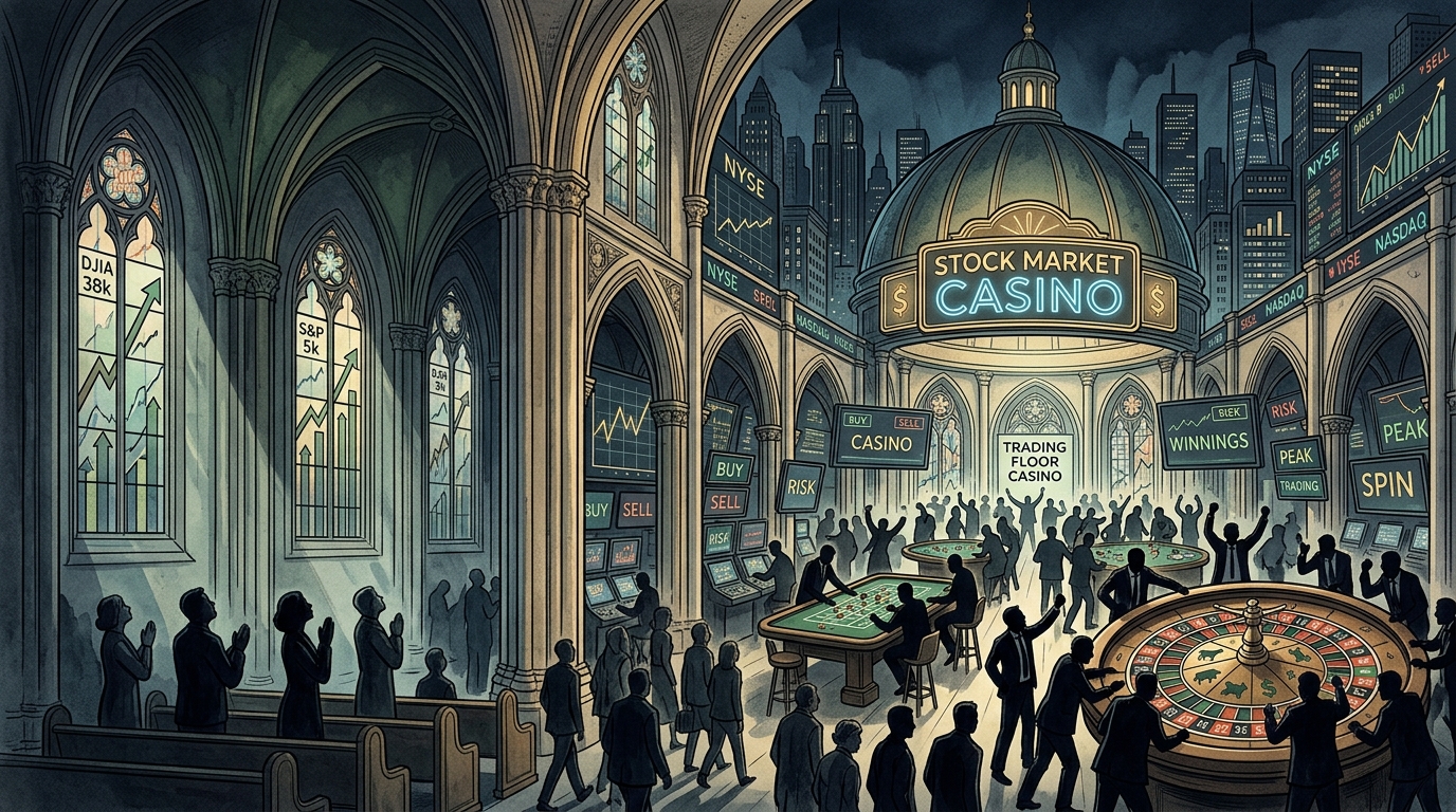 Warren Buffett: Markets are a 'Church with a Casino Attached' — and the Gambling Mood is Peaking