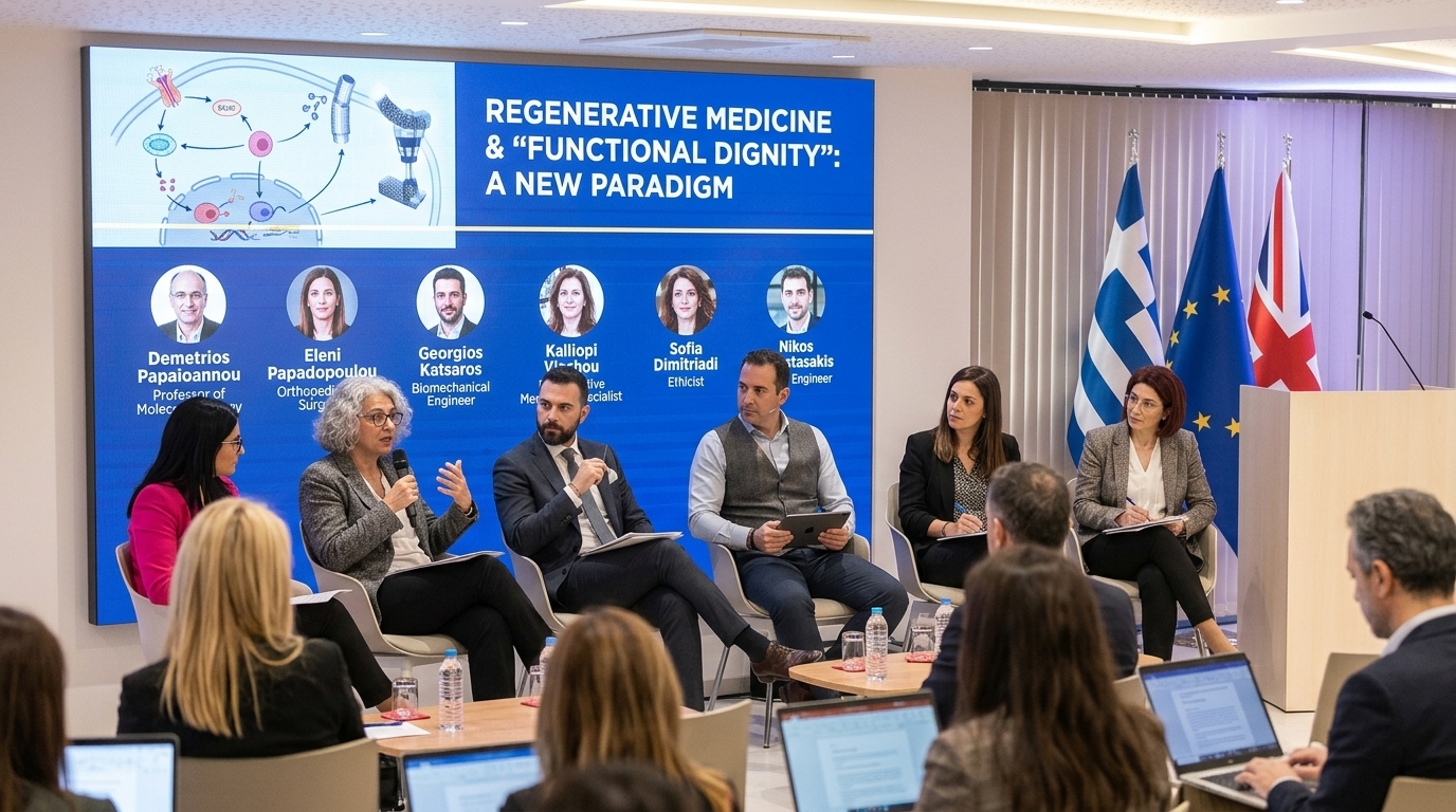 Αναγεννητική Ιατρική και «Λειτουργική Αξιοπρέπεια»: Το Πανεπιστήμιο Keele Greece στον Πυρήνα της Εμβιομηχανικής Επανάστασης