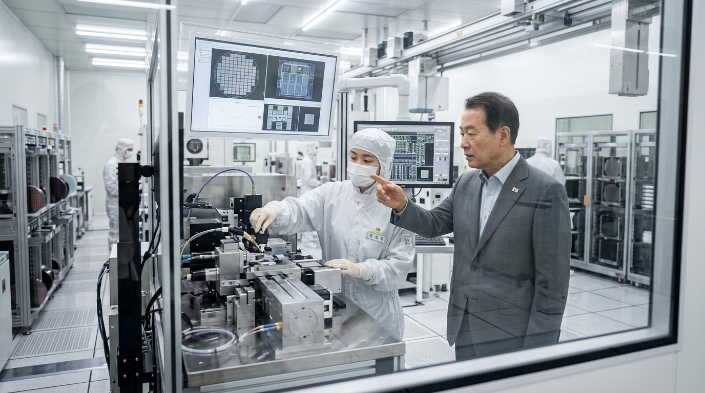 Samsung semiconductor manufacturing facility in South Korea.