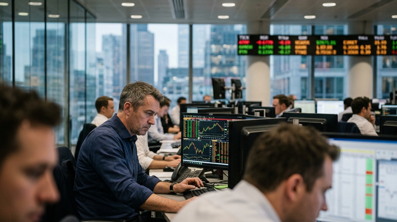 Το κτίριο της Federal Reserve με ψηφιακά γραφήματα Τεχνητής Νοημοσύνης.