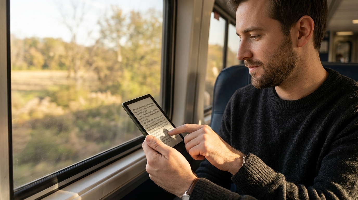 The portable Boox Picco e-reader with 3.97-inch screen at IFA 2026.
